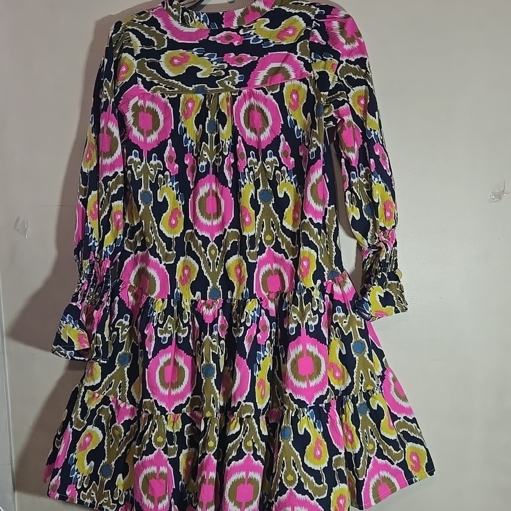 Colorful Patterned Women Dress - Picture 5 of 6